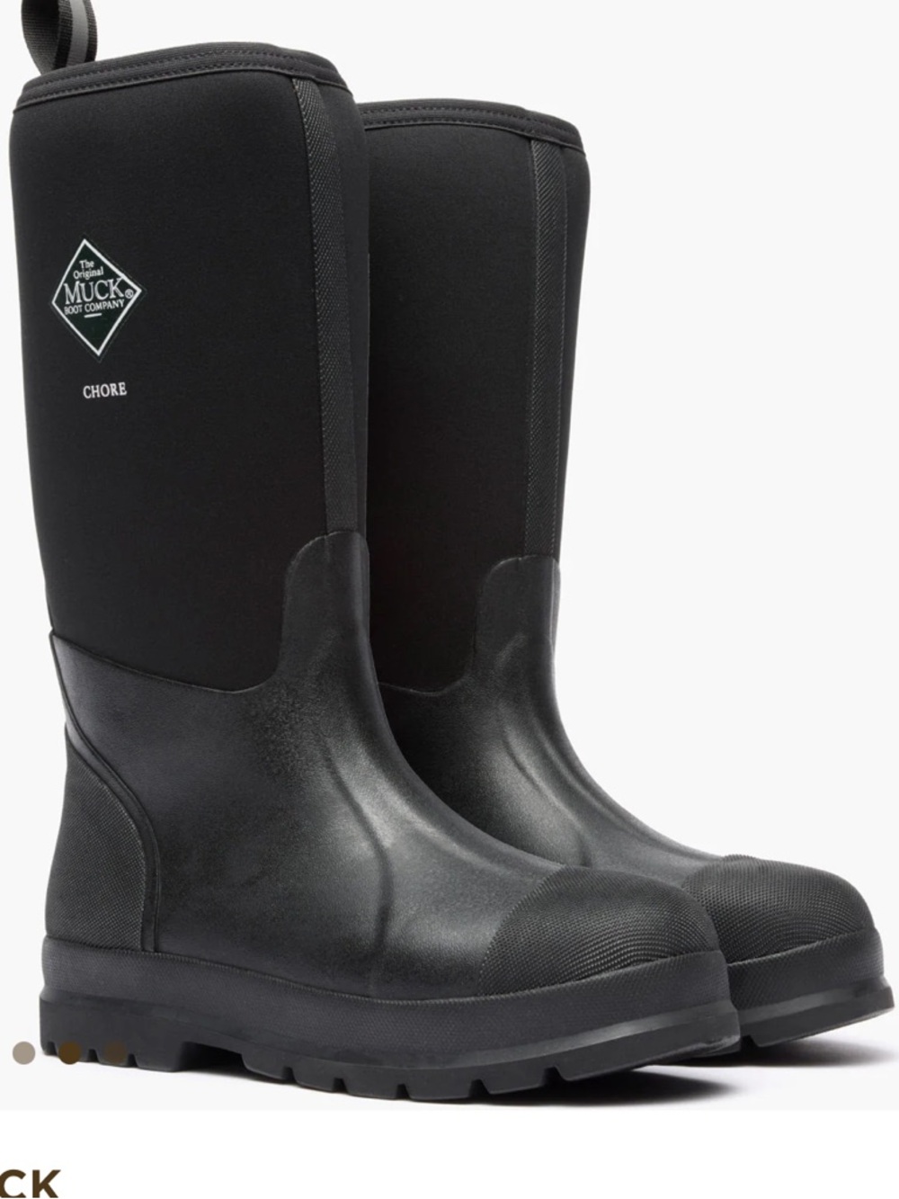 Muck Classic Chore Boots Black Men’s Size 9 / Women’s Size 10
